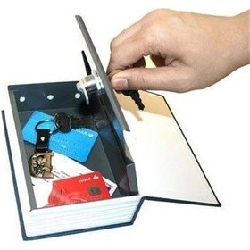 Resim Gizli Para Takı Kasası Metal Kitap Sözlük Görünümlü Gizli Kasa 
