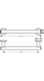 Resim Hansgrohe 41713000 Hg Logis Universal Tutamak Krom 