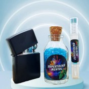 Resim Supertrend Mentol Topu Nane Aromalı 500 Adet 1 Aplikatör + Zippo Çakmak 