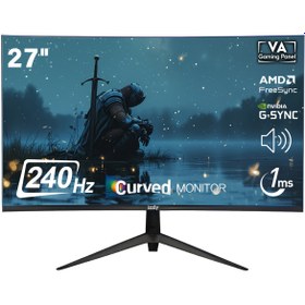 Resim İzoly Izoly 2756C200 27"1ms 240Hz Freesync/g-Sync Fhd LED 2x HDMI 1x Dp Va Curved Gaming Monitör 