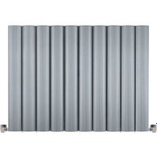 Resim 600x795mm Amber Yatay Gümüş Gri Alüminyum Radyatör Standart Bağla 