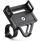 Resim Reedark Alüminyum Bisiklet Telefon Tutucu - 55-100mm Telefon Ve 20-33mm Direk Uyumlu - Sürdürülebilir Ve Güvenli Sürüş Erişimi Siyah 