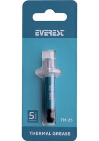 Resim Everest Tm 25 0.5G 13.4W/M.K Gri Yüksek Performanslı Termal Macun 