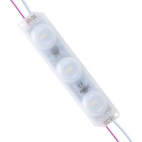 Resim MODUL LED 12V 3W SOGUK BEYAZ + GUN ISIGI 2835 93 X 21MM IP65 220-240LM 180 DERECE POWERMASTER 