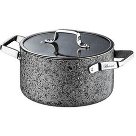 Resim Stone-age 6 Parça Çizilmez Yanmaz Yapışmaz İndüksiyonlu Midi Tencere Seti 16 Cm,18 Cm, 20 Cm Gri 