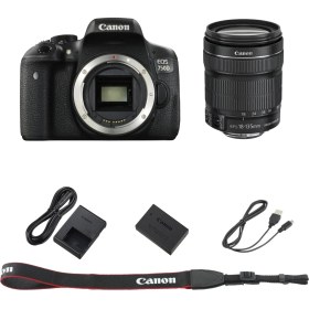 Resim Canon Eos 750D SLR Dijital Fotoğraf Makinesi 6000 x 4000 Çözünürlük 18-135 mm Lens CMOS Sensör 