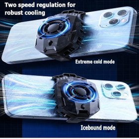 Resim Sphone Telefon Tablet Soğutucu Sessiz Turbo Fan Taşınabilir Radyatör Dereceli Aparat Oyun Hızlandırıcı Game 
