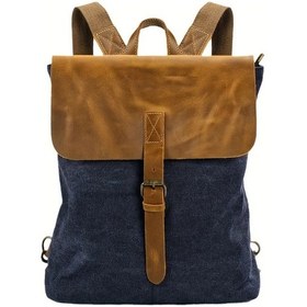 Resim Fochsia Koyu Gri Minimalist Sırt Çantası - Tablet Bölmeli Okul Ve Seyahat Çantası Koyu Gri 