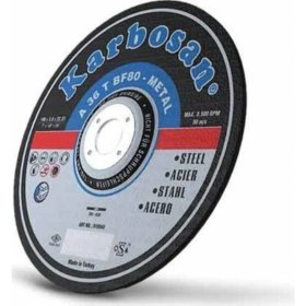 Resim Karbosan 180'LIK Metal Kesme Taşı (10 Adet) Kesme 