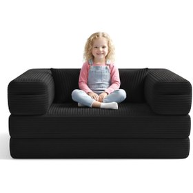 Resim foamly 140x70 cm Modüler Çocuk Koltuğu - Fonksiyonel Oyun Minderi ve Kanepe Tamamen Sünger 