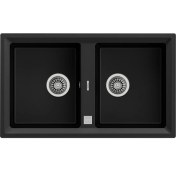 Resim Teka STONE 90 B-TG CARBON Ankastre Kumanda Sifonlu Granit Eviye Karbon 90 cm 115260008 