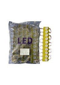 Resim 100 Adet 12 Volt 1.5 Watt Tek Lensli Amber 3030 Led Modül Ip65 1 Paket 