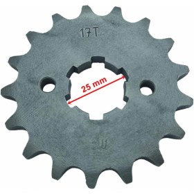 Resim Atv Ön Dişli 428-17T Iç 25 mm 2 Delikli Öm 