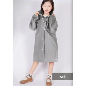 Resim Ergün Collection Kapüşonlu Çocuk Yağmurluk 