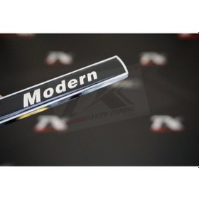 Resim Bmw Modern Yan Çamurluk 3M 3D Krom Logo Amblem Seti Ürün (546918321) 