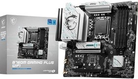 Resim MSI B760M GAMING PLUS WIFI DDR5 Intel B760 Soket 1700 DDR5 6800+(OC) MHz mATX Gaming (Oyuncu) Anakart 