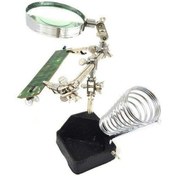 Resim Powermaster Mg-16130 Masa Üstü Mini Büyüteç Pcb Tutucu 