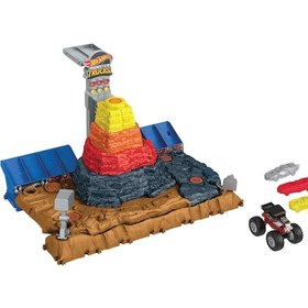 Resim Hot Wheels Monster Trucks Muhteşem Çarpışma Arenası HNB96 