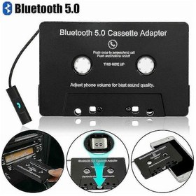 Resim Araba Ses Bluetooth Kaset Adaptörü, Stereo İçin Bluetooth 5.0 İle Kablosuz Banttan Aux Alıcısına 