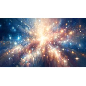 Resim Venspor Büyüleyici Işıltılı Galaksi Arkaplan 200 x 150 cm Fon Duvar Örtüsü 