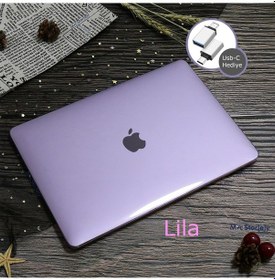Resim Apple Uyumlu MacBook Pro 13inç Kılıf M1-m2, Kristal Type-c'li Model A2338 A2289 A2251 A1706-08 A1989 A2159 İle Lila 