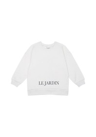 Resim Antebies Organik Beyaz Kuş Baskılı Uzun Kollu Manşetli Kız Çocuk Sweatshirt 