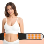 Resim 1 adet ThermaCare Ayarlanabilir Polyester Bel, Günlük Sıcaklık için Sıcak Isıtma Bel Destek, El Yıkamalı, Kancalı Kapatma, Şarj Edilmemiş, Kadınlar Günü, Paskalya, Anneler Günü, Şükran Günü, Noel Etkinlikleri için İdeal 