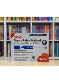 Resim Nokı Beyaz Tahta Kalemi Mavi Renk 12 Adet Mavi 
