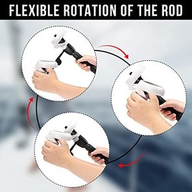 Resim VR Real Fishing Reel Adapter for Oculus Quest 2 Controller Gaming Accessories 