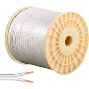 Resim Cable Cable 8682122306066 Hoparlör Kablosu Kordon 2x1.5 Beyaz 150MT Makaralı Erk Yerli 