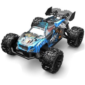 Resim 2.4g 1:20 Tam Ölçekli Rc Arazi Aracı Mavi Mavi 