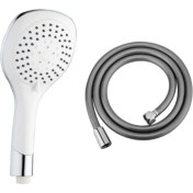 Resim Tema Bianco 5 Fonksiyonlu Duş Başlığı ve Vera Pvc Hortum Duş Seti 