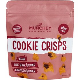 Resim MUNCHEY Cookie Crisps Vişne 40g 
