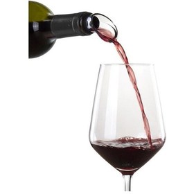 Resim Vacu Vin Şarap Dökücü Kristal Siyah 2 Parça Çok Renkli 