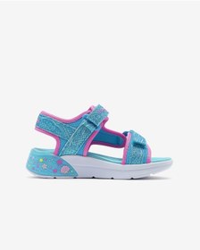 Resim Skechers Mermaıd Dreams Sandal Büyük Kız Çocuk Mavi Işıklı Sandalet 303108l Blmt 