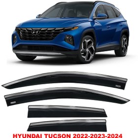 Resim Hyundai Tucson Kromlu Cam Rüzgarlığı Niken 2022 Sonrası 