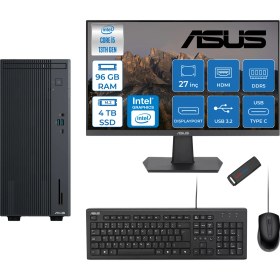 Resim Asus Expertcenter P500MV Intel Core I5-13420H 96GB Ddr5 4tb SSD Freedos 100Hz 27" IPS Mon. Minitower Masaüstü Bilgisayar WC5136216512B0DF35+Zettausbbellek 