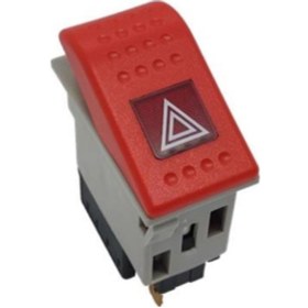 Resim Bmc Pro Dörtlü Flaşör Düğmesi Anahtarı 