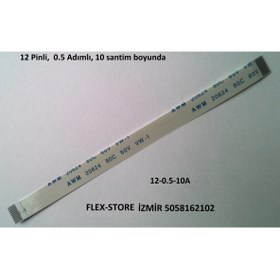 Resim ASUS X53E X53S X53SC X53SD X53SJ X53SK X53SM X53SV Touchpad Flex Kablosu. Anakart-Touchpad arası 12-0.5-10A-2 