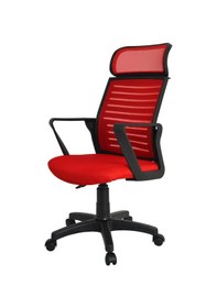 Resim Mobilyakeyfi Bürocci Likya Plastik Ayaklı Çalışma Koltuğu-Kırmızı-2284B0545 
