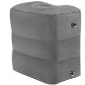 Resim Globalpurchase Üçlü Floklu Ayaklık Şişme Yastık Ayarlanabilir - Koyu Gri 