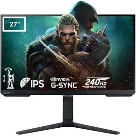 Resim Samsung Odyssey G4 LS27BG400EUXUF 27" 1 ms Full HD Pivot IPS 240 Hz Oyuncu Monitörü 