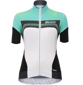 Resim Santini FS95475QUEEN Kısa Kol Kadın Forma Yeşil 3XL / Bisiklet 