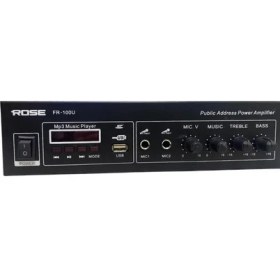Resim Rose FR-100U - 80 Watt Mixer Amfi 