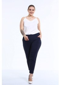 Resim Myline Cep Detaylı Slim Fit Klasik Pantolon (532246886) 