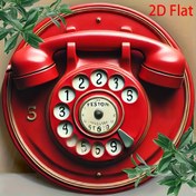 Resim 2D Düz, 1 Adet "Vintage Telefon Tasarımı" Vintage Alüminyum Tabela (7.87" x 20cm / 7.87" * 20cm) Yuvarlak Plaka Dekorasyonu, Koridorlar, Çalışma Odaları, Ofisler İçin Uygun, Eğlenceli Süslemeler, Hoş Geldiniz İşaretleri, Bahar Temalı, Çelenk Merkezleri, Oda Dekoru, Tatil Süslemeleri, Mutfak Dekoru, Arkadaşlar İçin Hediye, Bahçe Dekoru vb., 2D Düz 