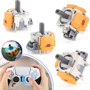 Resim PS5, PS4 ve Switch Pro için Premium Hall Joystick - Dayanıklı ABS Malzeme, Pil Gerektirmez 