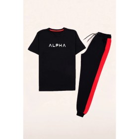 Resim Trendypassion Alpha Baskılı Eşofman Takımı 