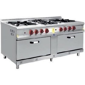 Resim CSA Karacasan 8+2 Tüplü 8 Li Fırınlı Ocak-Kuzine 