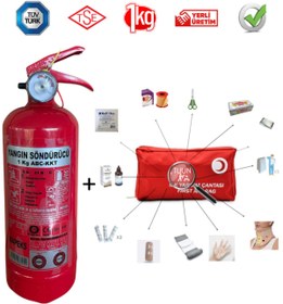 Resim Mapeks Trafik Ilkyardım Seti Yangın Tüpü Boyunluk Oto Muayene Paketi Yeni Üretim 